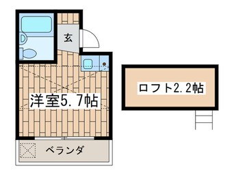 間取図 エメラルド上北沢