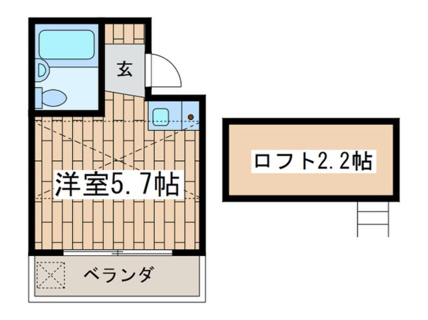 間取図 エメラルド上北沢