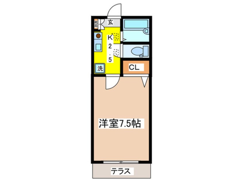 間取図 シャンテ吉野