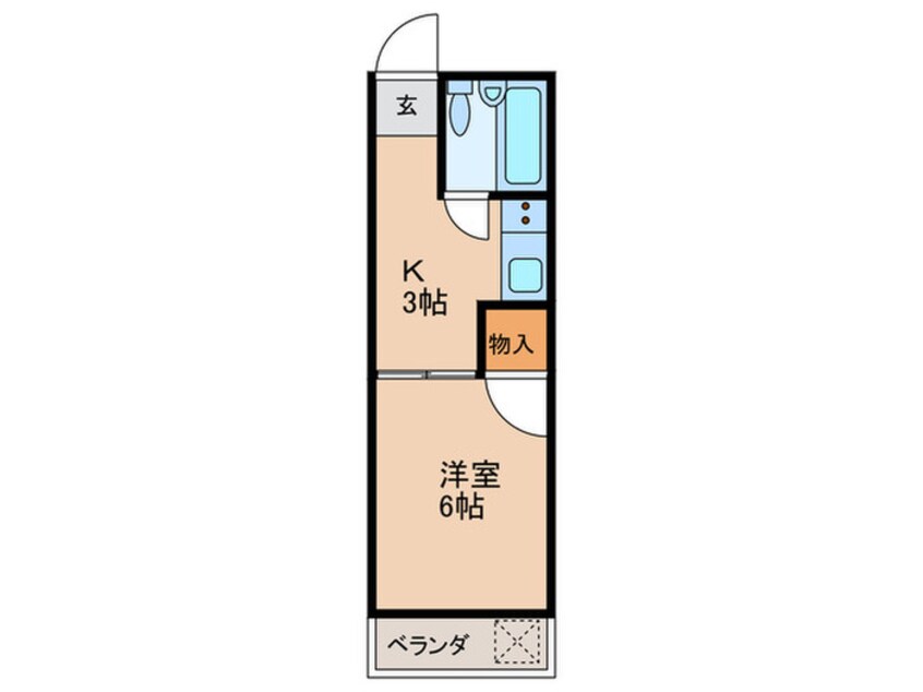 間取図 実鈴コーポ