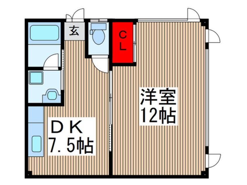 間取図 稲荷台ハイツ