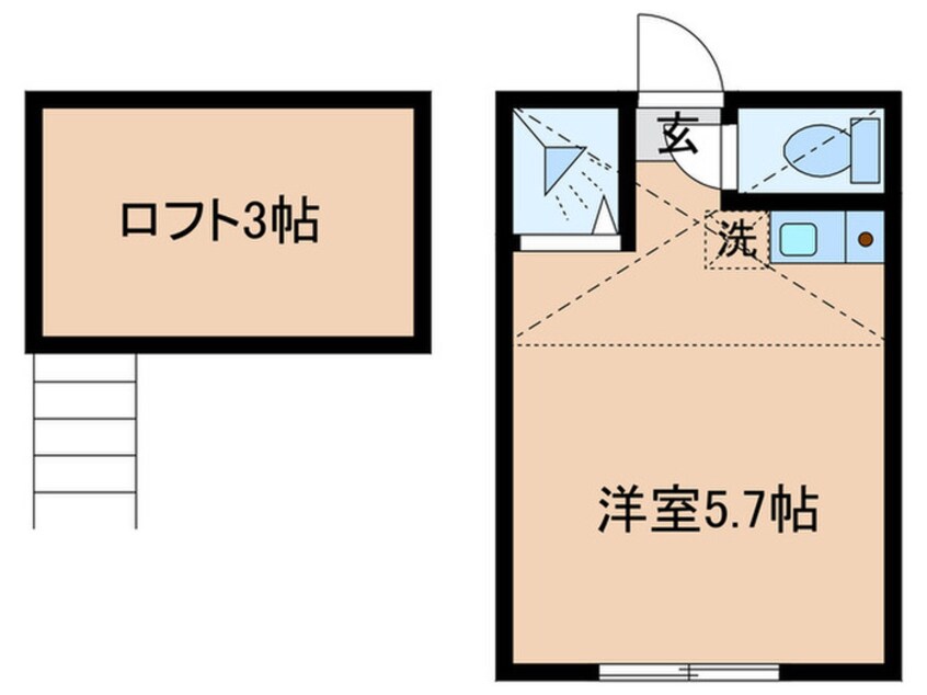 間取図 ユナイト小机マイネルリーチ