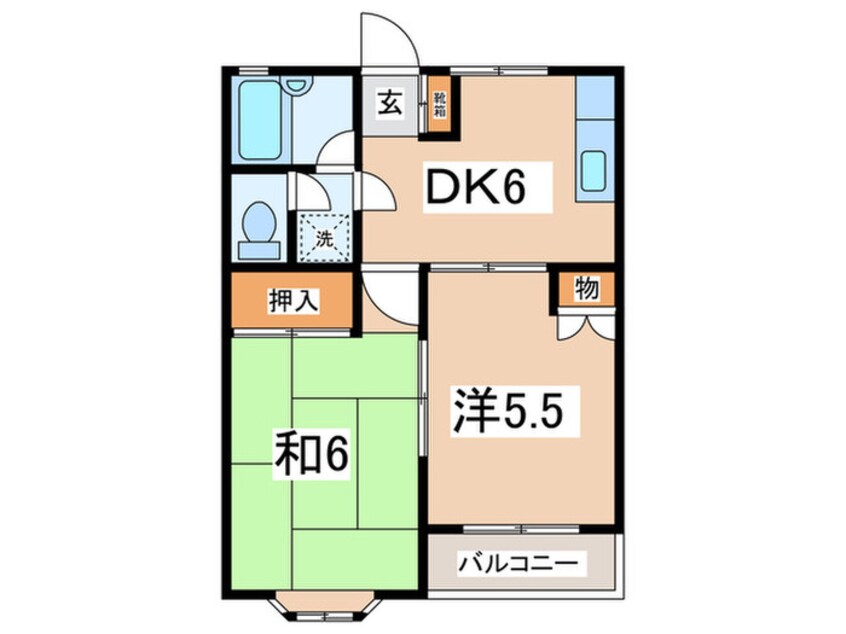 間取図 パ－クフル－ル