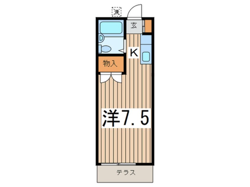 間取図 グリーン　シティー