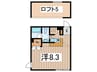 イ－コモン 1Rの間取り
