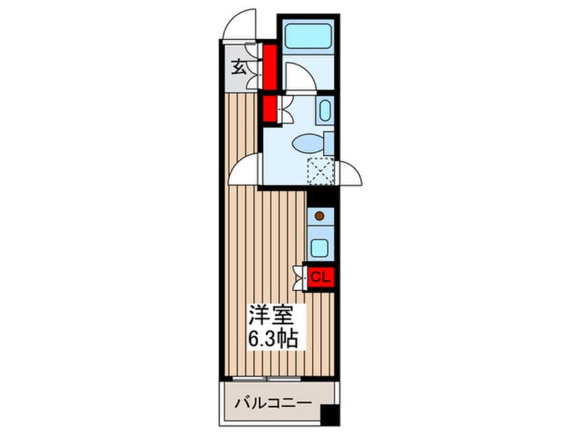 間取図 リ－ヴァ築地