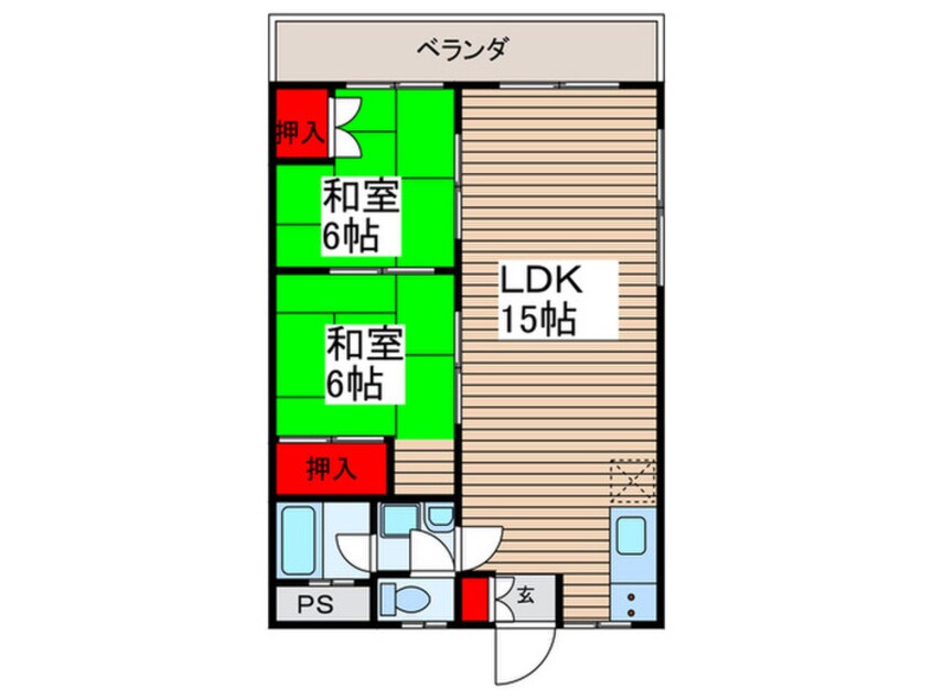 間取図 第一林ビル