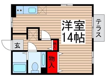 間取図 ルミナスビラＢ