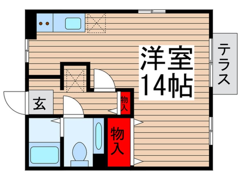 間取図 ルミナスビラＢ