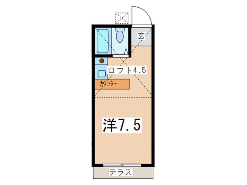 間取図 パレスタカラ