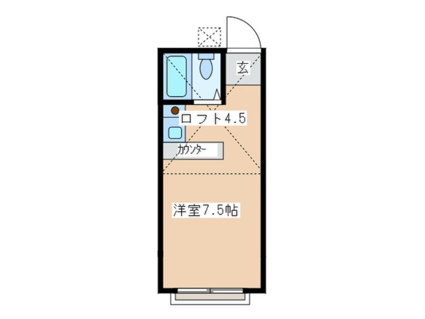 間取図 パレスタカラ