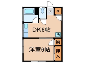 間取図 ときわ荘