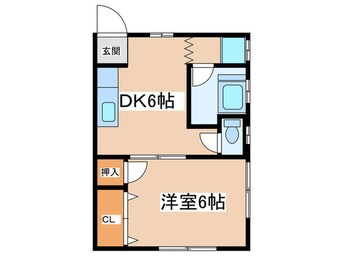 間取図 ときわ荘