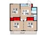 ピュアおのざわ 3DKの間取り