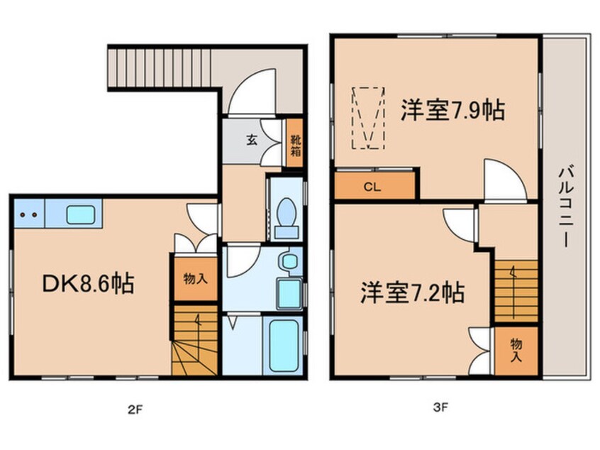 間取図 ハイネス和泉