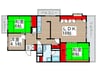 北柏ライフタウン３号棟（501） 3LDKの間取り