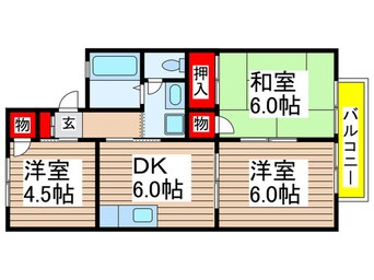 間取図 ヴィラモデルナＣ