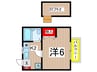 マルティナハウス 1Kの間取り