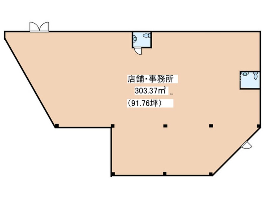 間取図 上川井町店舗・事務所