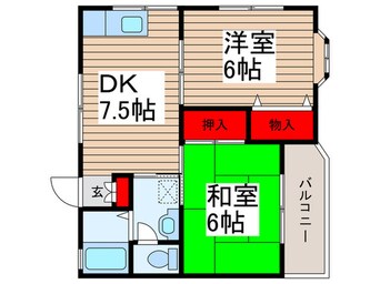 間取図 オンダハイツ第２