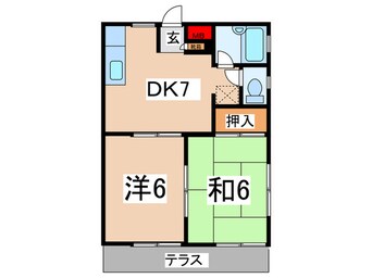 間取図 リバティ－池田