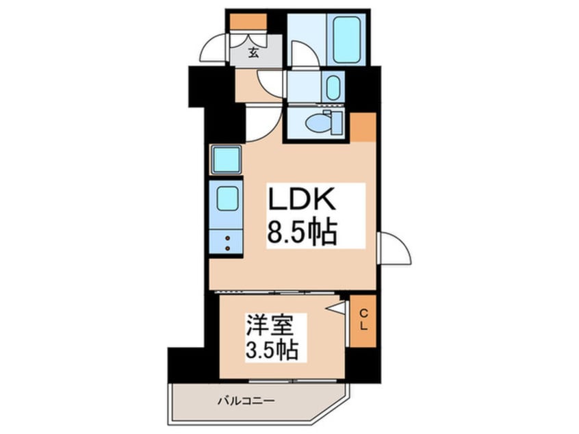 間取図 リテラス浅草橋イースト