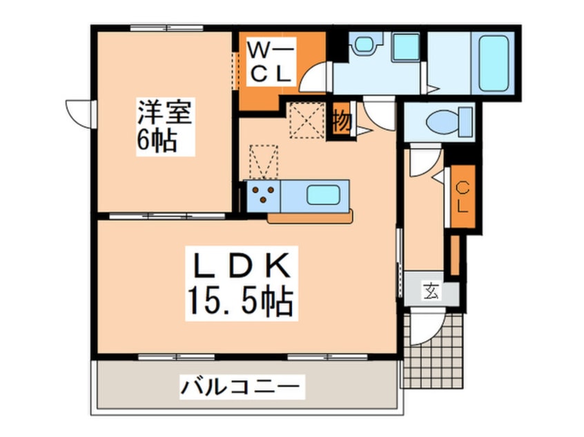 間取図 ベル　ビオーラ