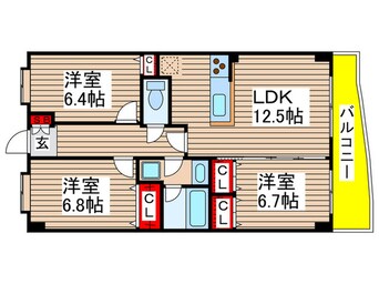 間取図 クイーンズパレス