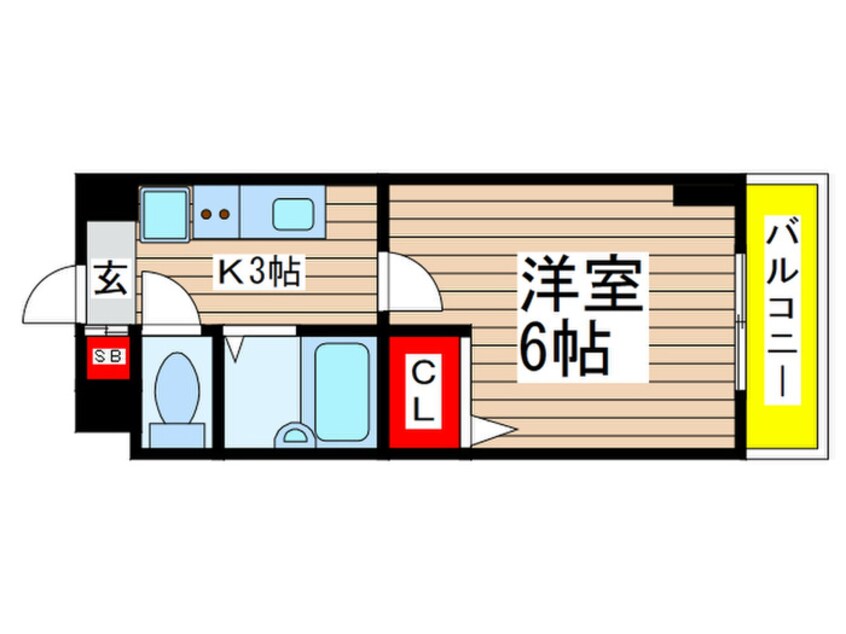 間取図 レジディア船橋４
