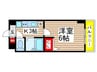 レジディア船橋４ 1Kの間取り