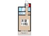 ＷＩＮＢＥＬＬSOLO西川口第10 1Rの間取り