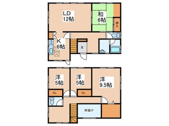 間取図 柿の木台12番地戸建