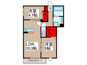 間取図 グラナーデ加賀