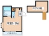 エスポア－ル三鷹 1Rの間取り