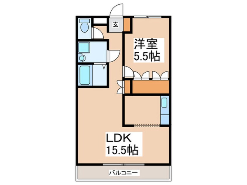 間取図 ピ－スフルネモト