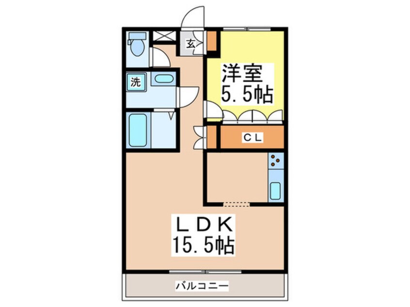 間取図 ピ－スフルネモト