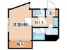 STハイム 1Kの間取り