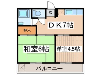 間取図 第二玉喜荘