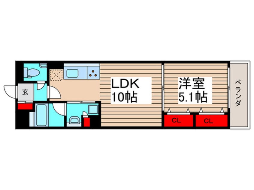 間取図 Ｓｋｙ　Ｎｏｖａ