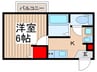 仮）ソフィアテラス武里 1Kの間取り