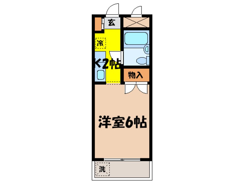 間取図 グランドール大南B