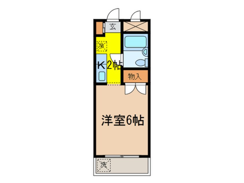 間取図 グランドール大南B