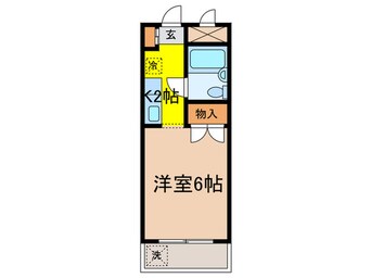 間取図 グランドール大南B