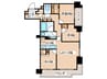 パークホームズ湘南辻堂（508） 3LDKの間取り