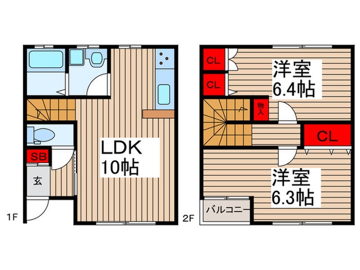 間取り図 ＷＩＮＧ　ＣＯＵＲＴ　Ｃ