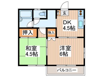 間取図 第二サマックス松村