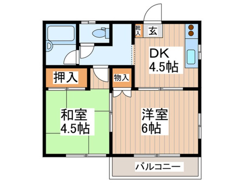 間取図 第二サマックス松村