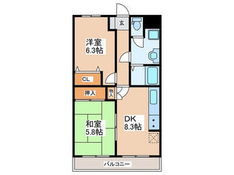 間取図 ルミエール香川