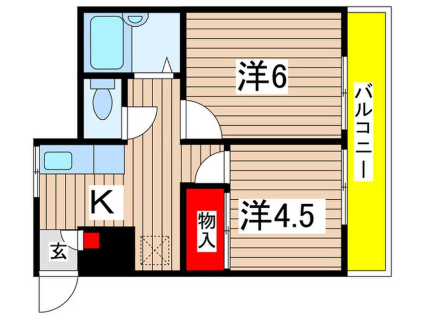 間取図 サン誉田