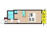 ワコーレエレガンス綾瀬 1Rの間取り